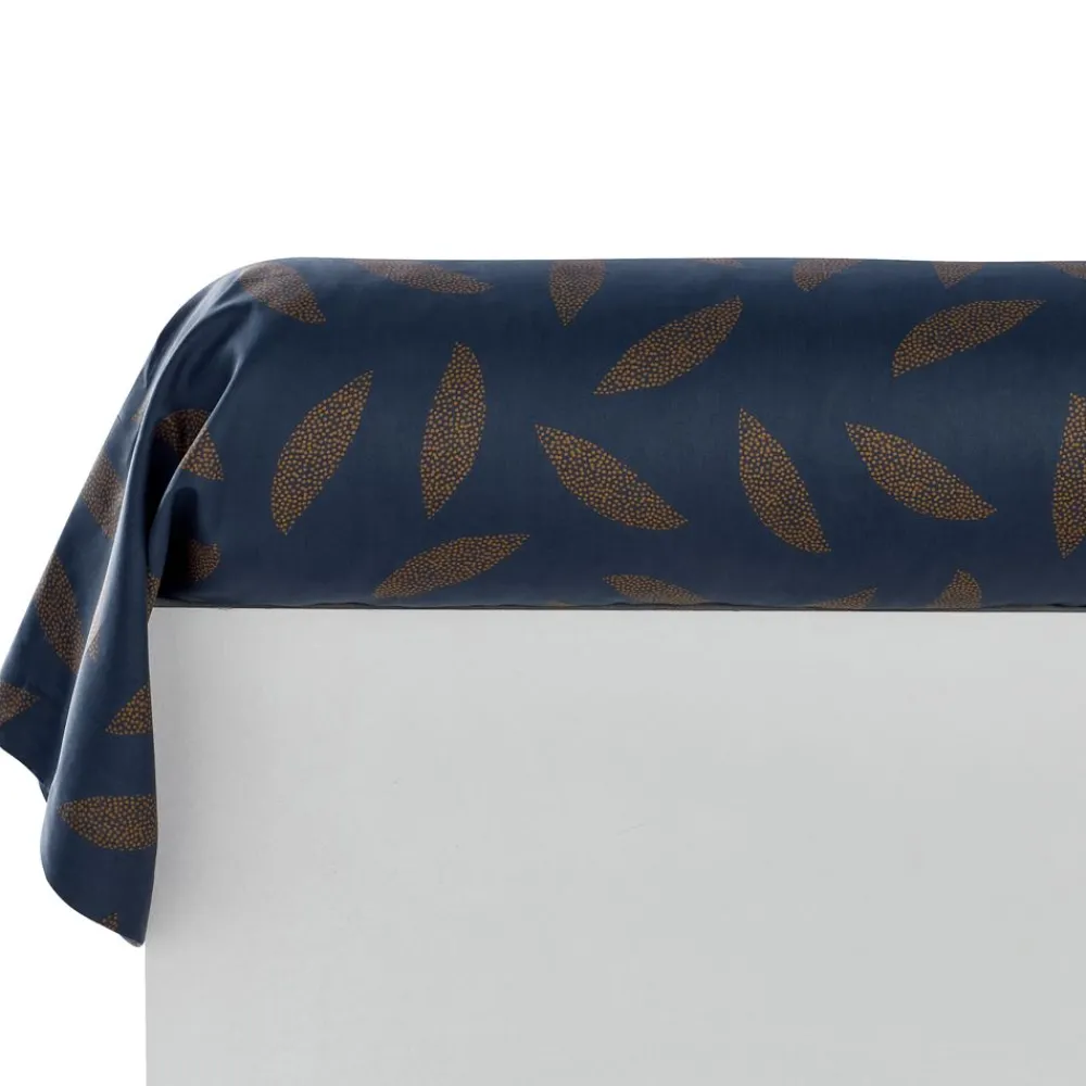 Becquet Linge de lit satin de coton motif feuillage stylisé - CRÉATION< Housse De Couette|Linge De Lit Fantaisie, Linge De Lit Brodé