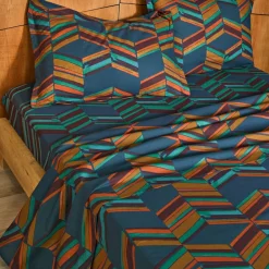 Becquet Linge de lit style chevrons - CRÉATION< Les Matières|Housse De Couette