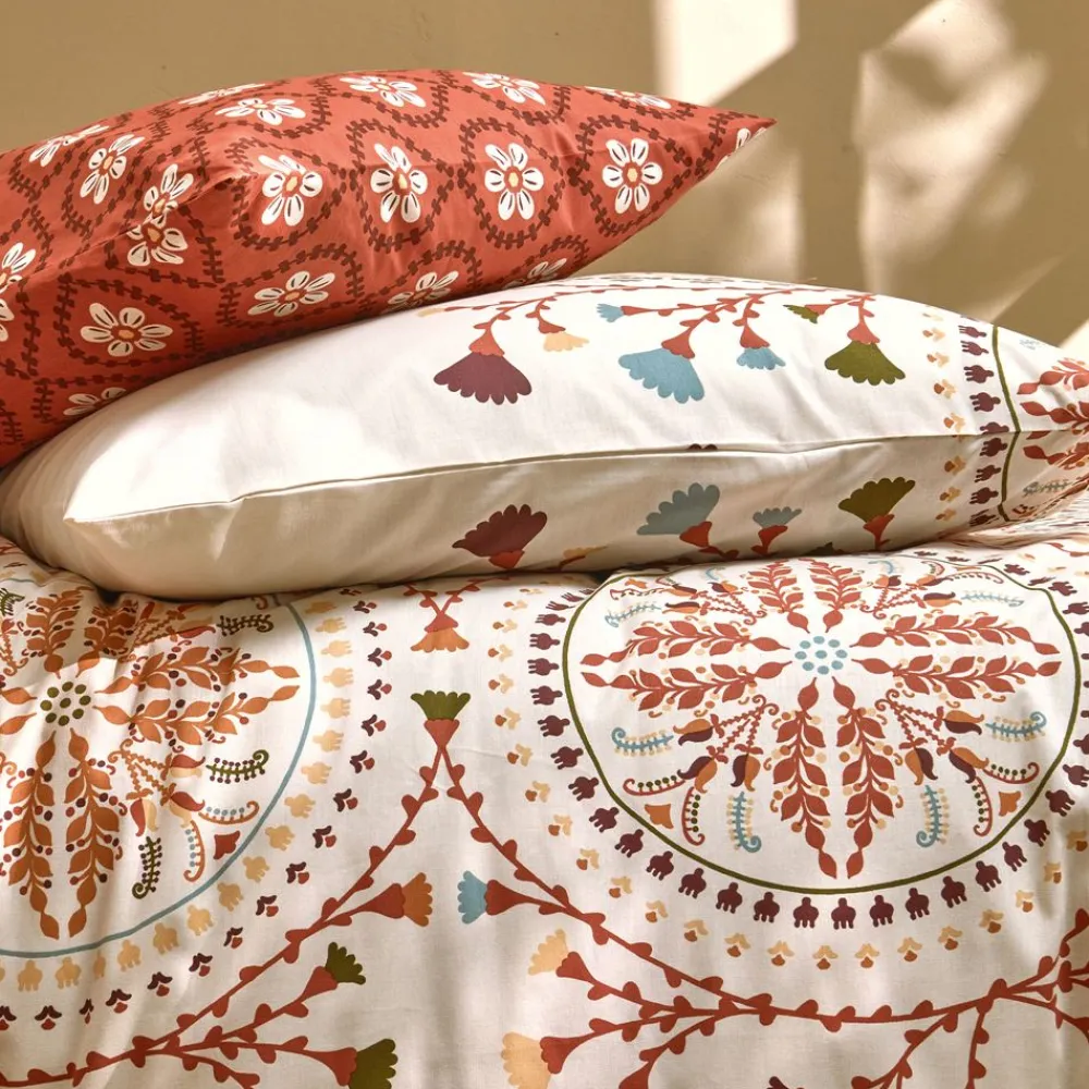 Becquet Linge de lit style folk - CRÉATION< Les Matières|Housse De Couette