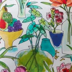 Becquet Linge de lit vases et fleurs - CRÉATION< Housse De Couette|Linge De Lit Fantaisie, Linge De Lit Brodé
