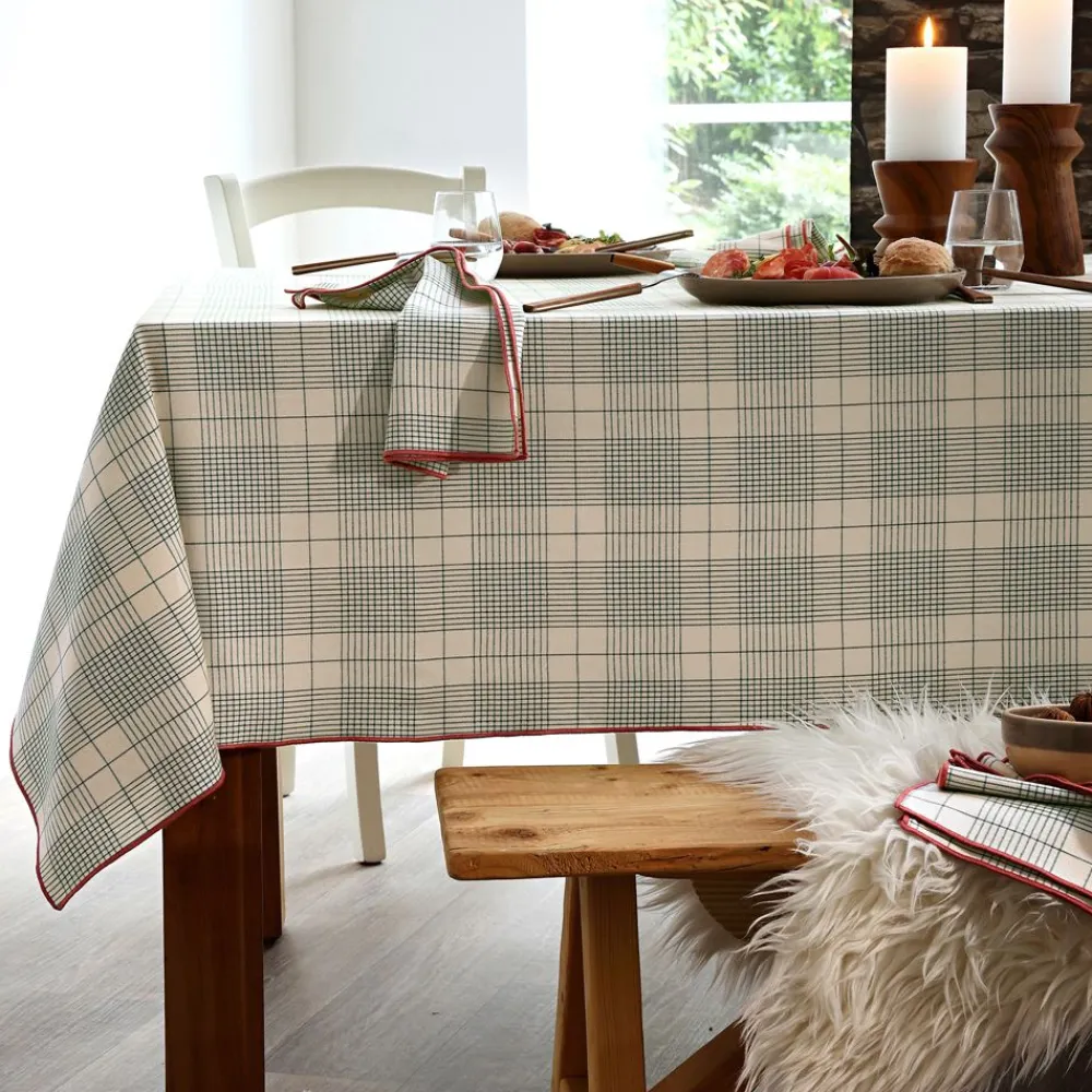 Becquet Linge de table à carreaux - CRÉATION< Nappe Fantaisie|Les Matières
