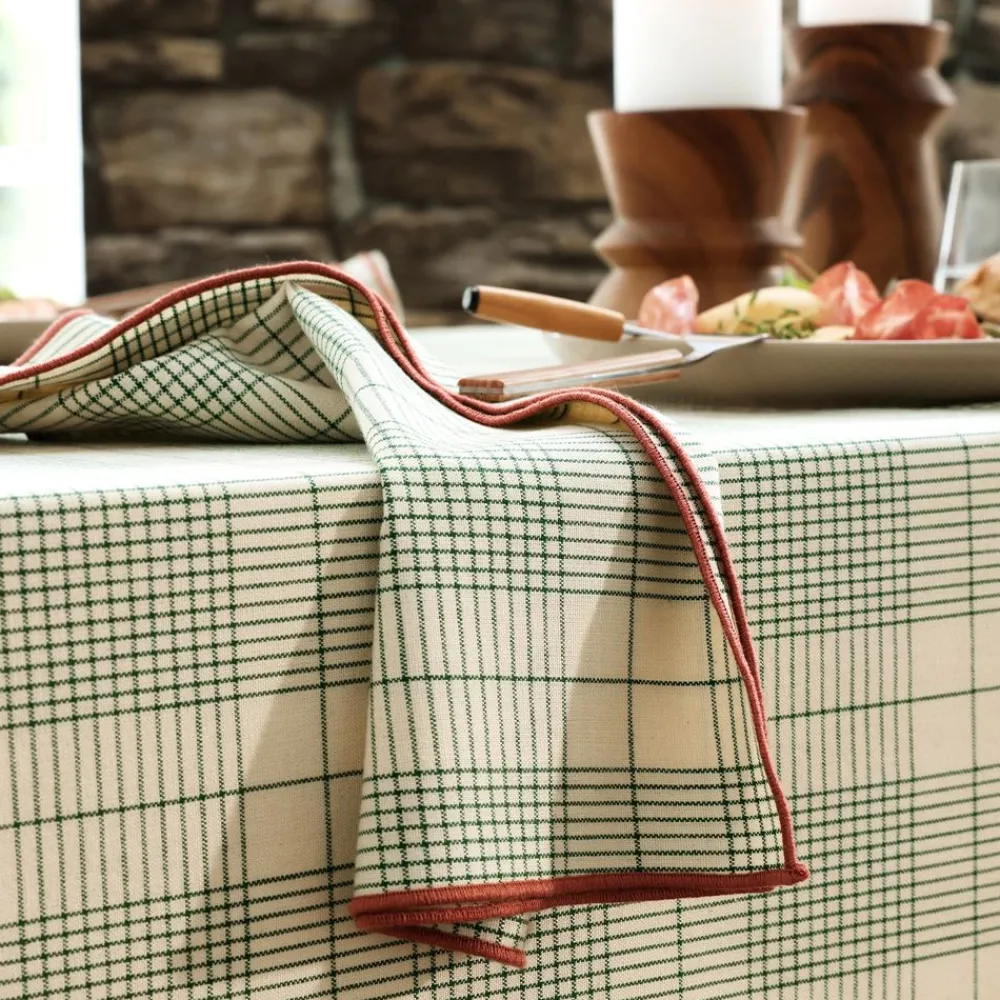 Becquet Linge de table à carreaux - CRÉATION< Nappe Fantaisie|Les Matières