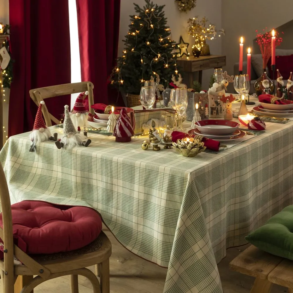 Becquet Linge de table à carreaux - CRÉATION< Nappe Fantaisie|Les Matières