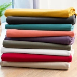 Becquet Linge de table en coton traité antitache - Lauréat< Nappe Unie|Les Matières