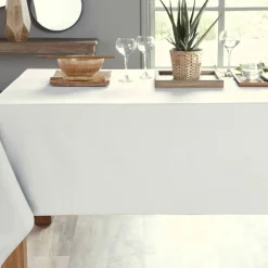 Becquet Linge de table en coton traité antitache - Lauréat< Nappe Unie|Les Matières