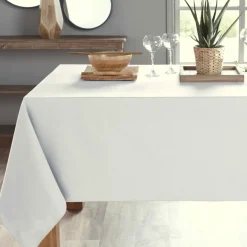 Becquet Linge de table en coton traité antitache - Lauréat< Nappe Unie|Les Matières