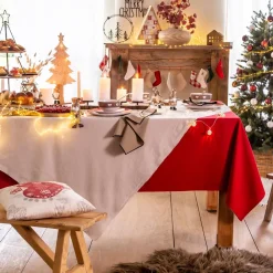 Becquet Linge de table en coton traité antitache - Lauréat< Nappe Unie|Les Matières