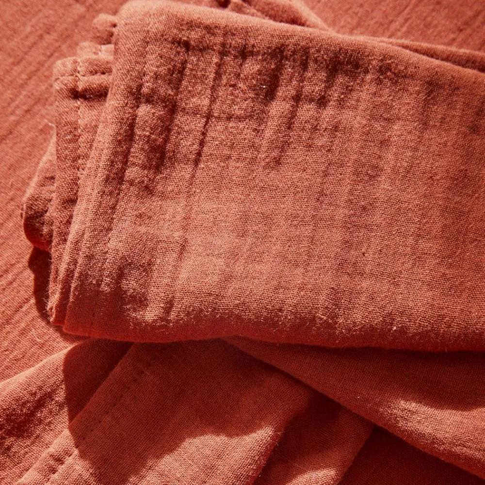Becquet Linge de table en gaze de coton< Nappe Unie|Les Matières