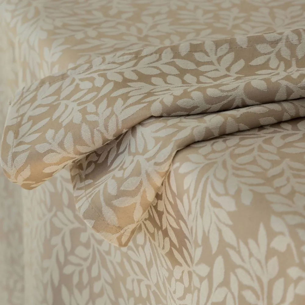 Becquet Linge de table en polycoton motif végétal tissé jacquard< Nappe Fantaisie|Les Matières