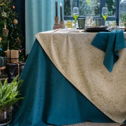 Becquet Linge de table en polycoton motif végétal tissé jacquard< Nappe Fantaisie|Les Matières
