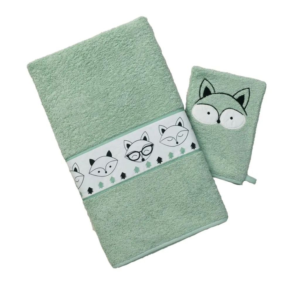 Becquet Linge de toilette animaux personnalisable - 360 g/m²<Enfant Univers Des Tout-Petits|Univers Des Garçons