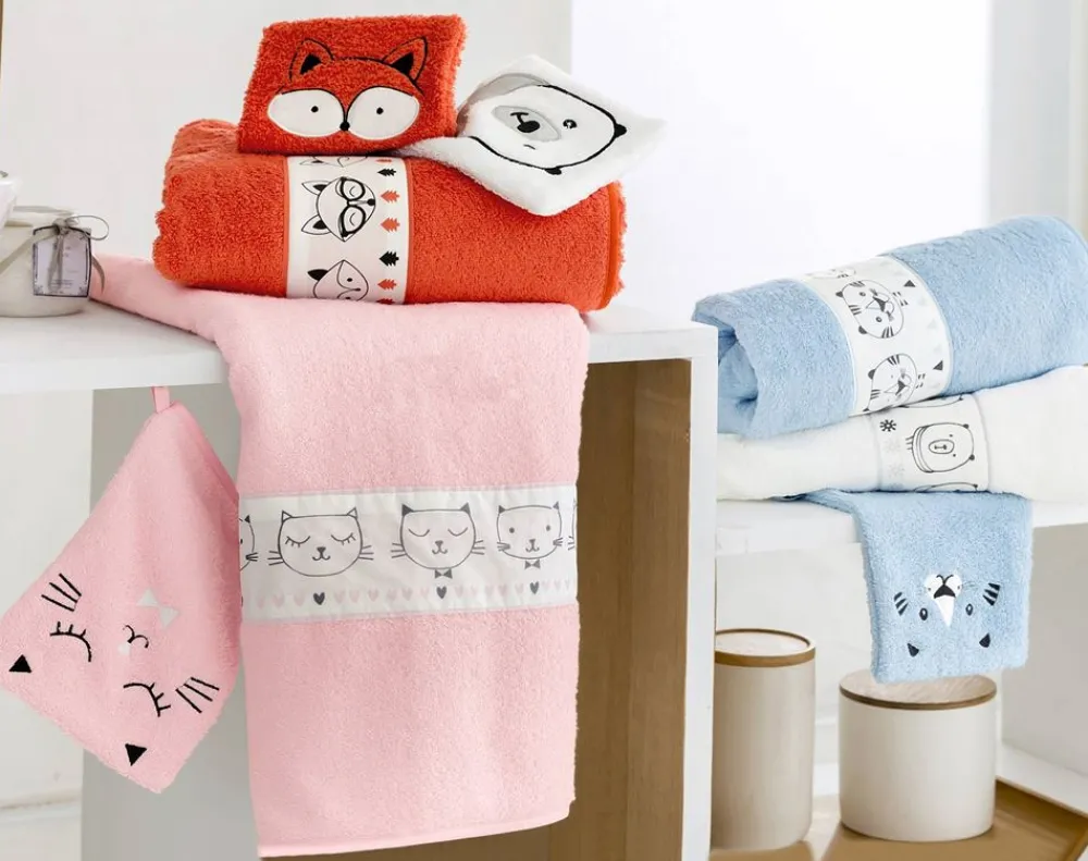 Becquet Linge de toilette animaux personnalisable - 360 g/m²<Enfant Univers Des Tout-Petits|Univers Des Garçons