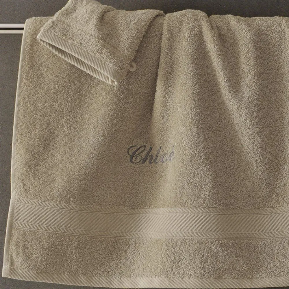 Becquet Linge de toilette brodé PERSONNALISABLE Lauréat Essentiel - 420 g/m²< Beauté, Bien-Être|Beauté, Bien-Être