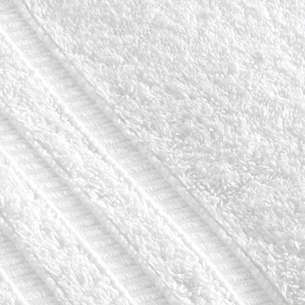 Becquet Linge de toilette décor bandes jacquard - 470 /m² - CRÉATION< Serviette De Bain Fantaisie|Les Matières