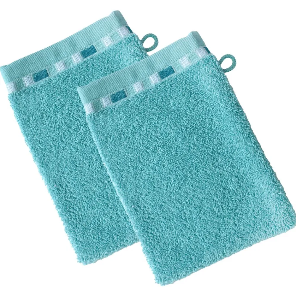 Becquet Linge de toilette décor mosaïque - 450 g/m² - CRÉATION< Serviette De Bain Fantaisie