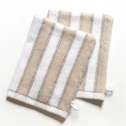 Becquet Linge de toilette double rayure - CRÉATION - 500 g/m²< Serviette De Bain Fantaisie|Les Matières
