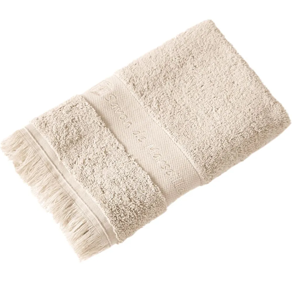 Becquet Linge de toilette en COTON BIO brodé Savon de Marseille - CRÉATION - 500 g/m²< Beauté, Bien-Être|Beauté, Bien-Être
