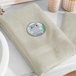 Becquet Linge de toilette enfant animaux personnalisable - 340 g/m²<Enfant Univers Des Tout-Petits|Serviette De Bain Personnalisée, Peignoir Personnalisé