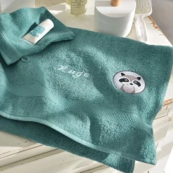 Becquet Linge de toilette enfant animaux personnalisable - 340 g/m²<Enfant Univers Des Tout-Petits|Serviette De Bain Personnalisée, Peignoir Personnalisé