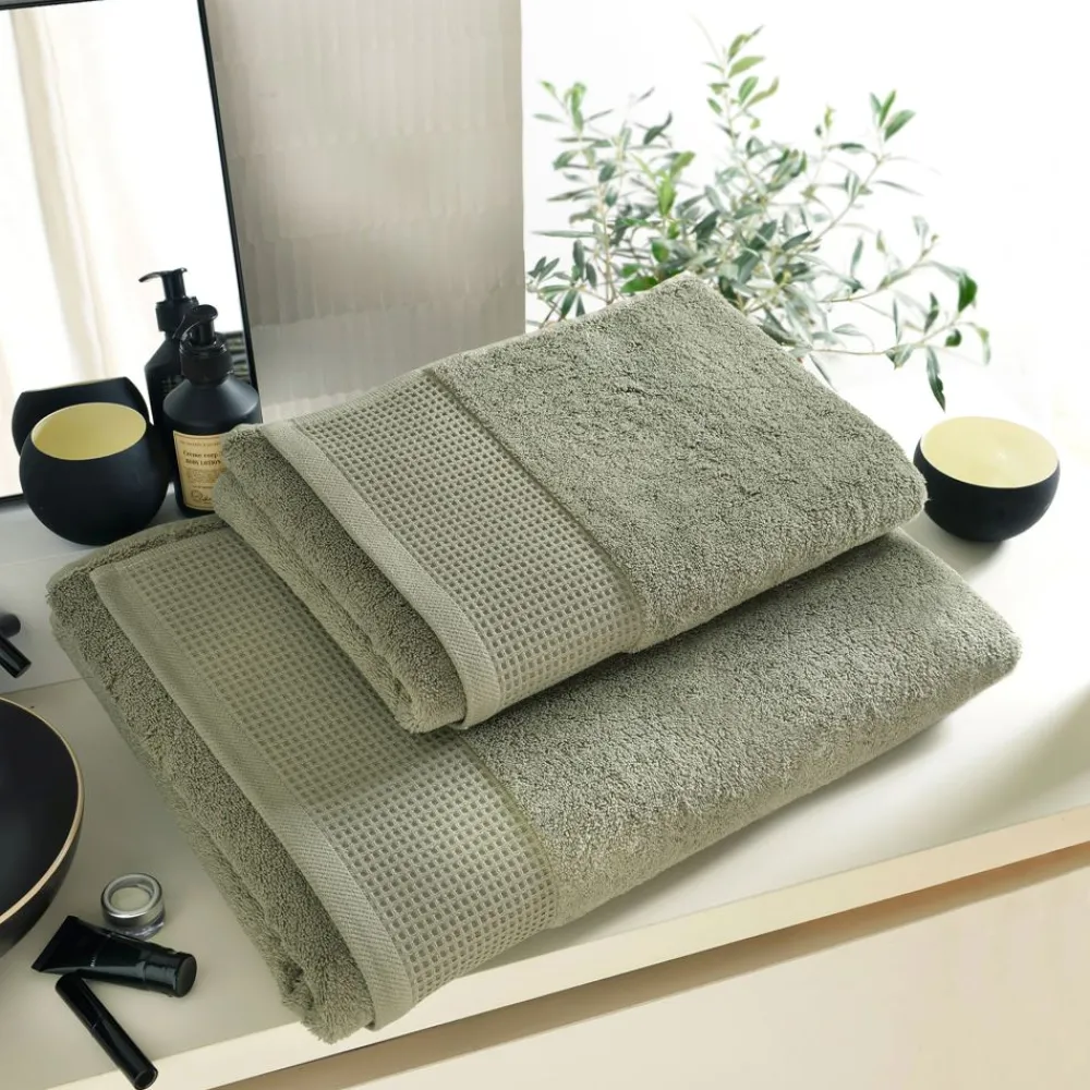Becquet Linge de toilette liteau nid-d'abeilles - 550 g/m²< Serviette De Bain Fantaisie|Les Matières