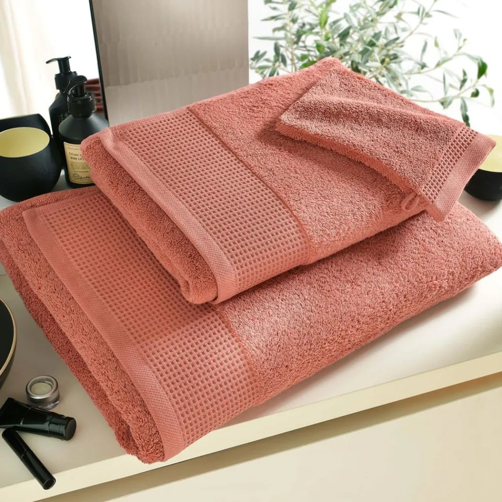 Becquet Linge de toilette liteau nid-d'abeilles - 550 g/m²< Serviette De Bain Fantaisie|Les Matières