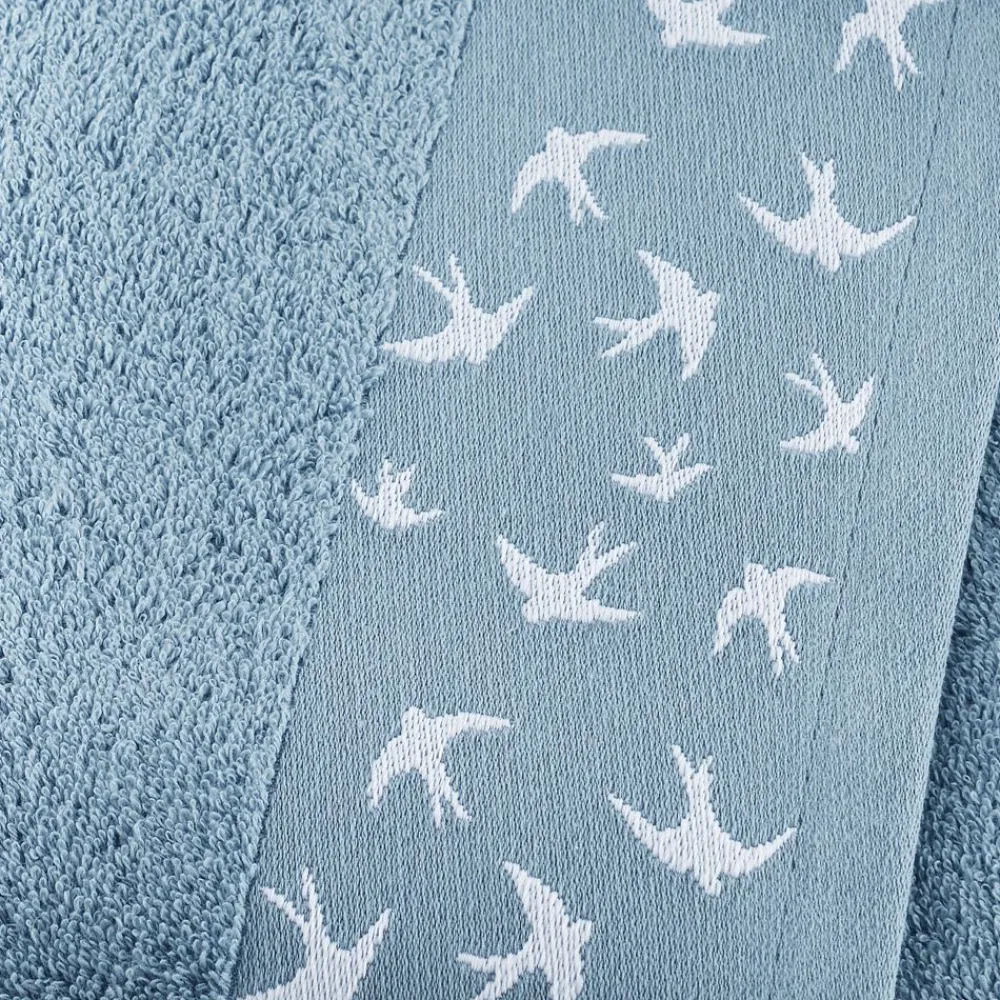 Becquet Linge de toilette liteau hirondelles - 450 g/m² - CRÉATION< Serviette De Bain Fantaisie|Les Matières