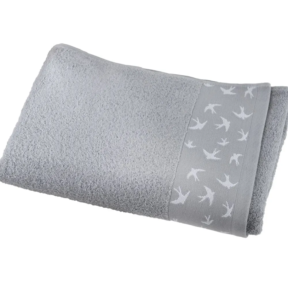 Becquet Linge de toilette liteau hirondelles - 450 g/m² - CRÉATION< Serviette De Bain Fantaisie|Les Matières