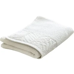 Becquet Linge de toilette liteau feuillage tropical - 450 g/m² - CRÉATION< Serviette De Bain Fantaisie|Les Matières