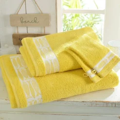 Becquet Linge de toilette liteau poisson - 450 g/m² - CRÉATION< Serviette De Bain Fantaisie|Les Matières
