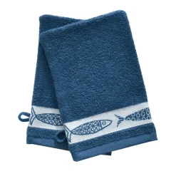 Becquet Linge de toilette liteau poisson - 450 g/m² - CRÉATION< Serviette De Bain Fantaisie|Les Matières