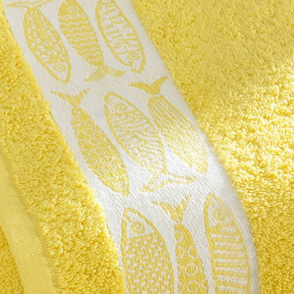 Becquet Linge de toilette liteau poisson - 450 g/m² - CRÉATION< Serviette De Bain Fantaisie|Les Matières