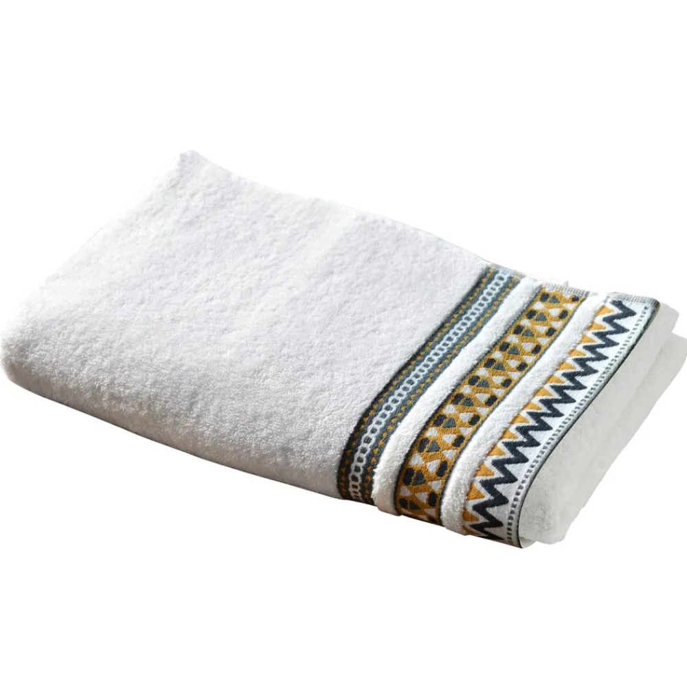 Becquet Linge de toilette liteau graphique - 420 g/m²< Serviette De Bain Fantaisie