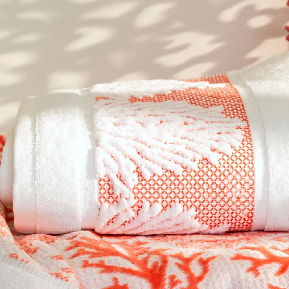 Becquet Linge de toilette liteau corail - 520 g/m²< Beauté, Bien-Être|Beauté, Bien-Être