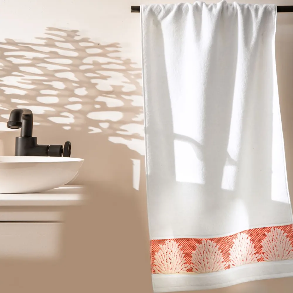Becquet Linge de toilette liteau corail - 520 g/m²< Beauté, Bien-Être|Beauté, Bien-Être