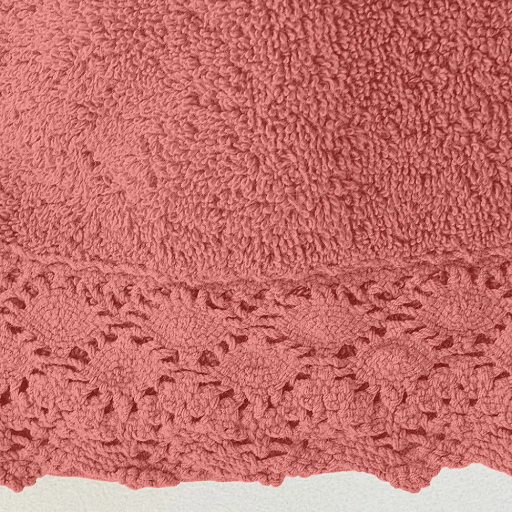 Becquet Linge de toilette liteau macramé - CRÉATION - 480 g/m²< Serviette De Bain Fantaisie