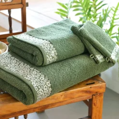 Becquet Linge de toilette liteau léopard - CRÉATION - 500 g/m²< Serviette De Bain Fantaisie