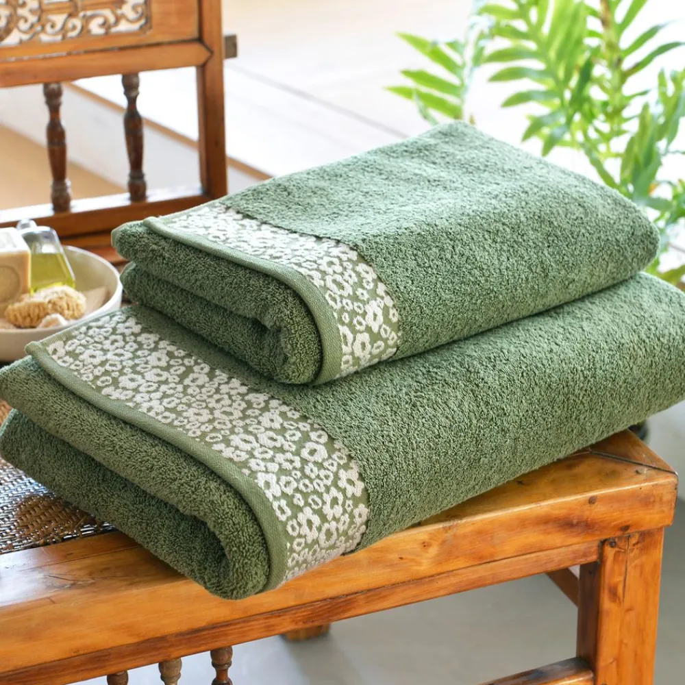 Becquet Linge de toilette liteau léopard - CRÉATION - 500 g/m²< Serviette De Bain Fantaisie