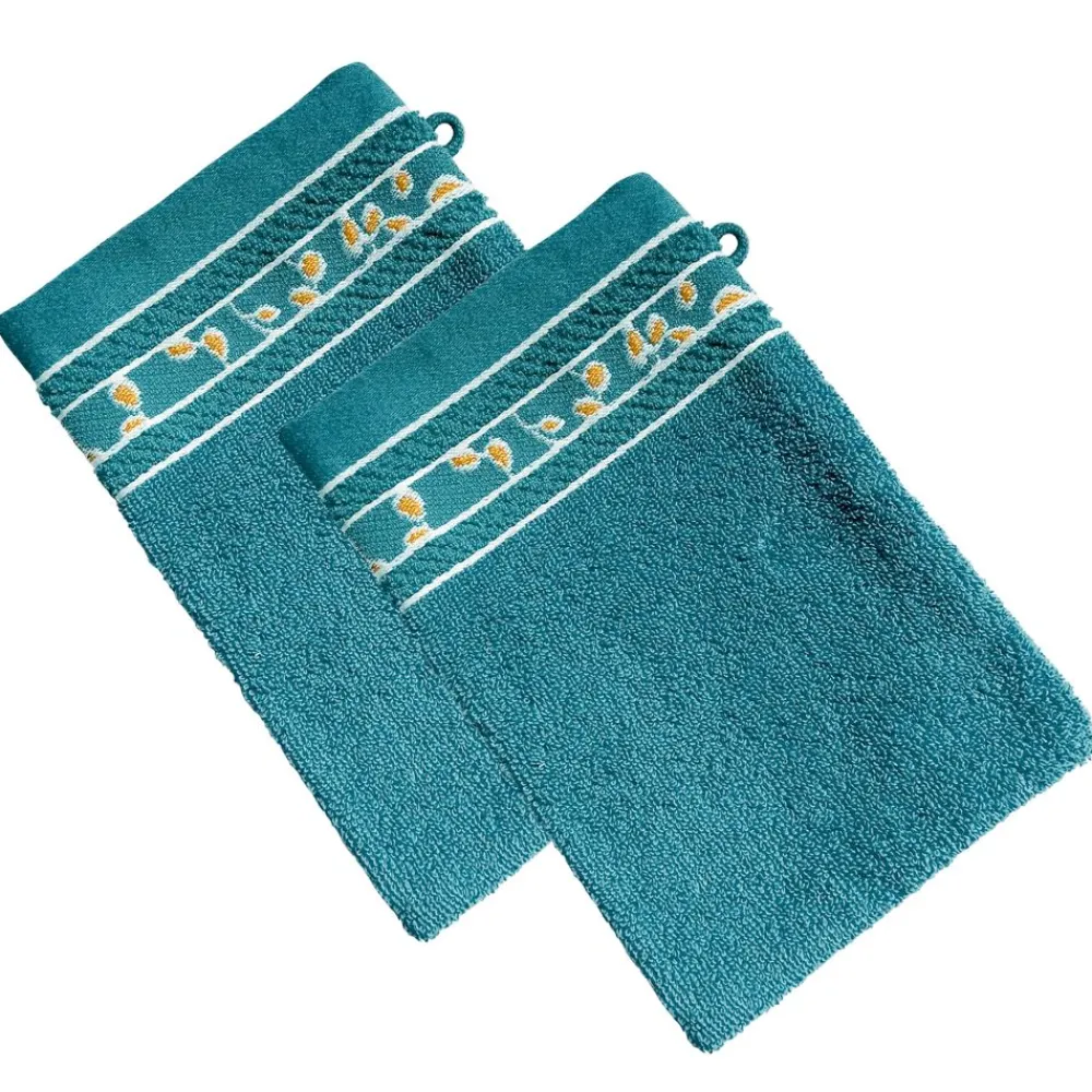 Becquet Linge de toilette liteau fleurs - 450 g/m²< Serviette De Bain Fantaisie|Les Matières