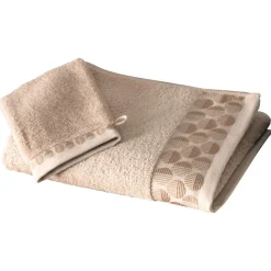 Becquet Linge de toilette liteau cercles - 450 g/m²< Serviette De Bain Fantaisie|Les Matières