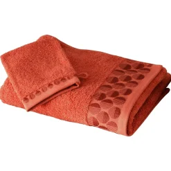 Becquet Linge de toilette liteau cercles - 450 g/m²< Serviette De Bain Fantaisie|Les Matières