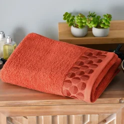 Becquet Linge de toilette liteau cercles - 450 g/m²< Serviette De Bain Fantaisie|Les Matières