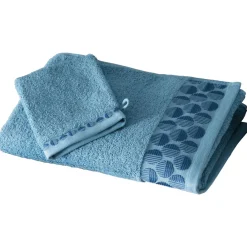Becquet Linge de toilette liteau cercles - 450 g/m²< Serviette De Bain Fantaisie|Les Matières