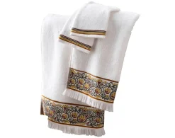 Becquet Linge de toilette liteau arabesque - 450 g/m²< Serviette De Bain Fantaisie
