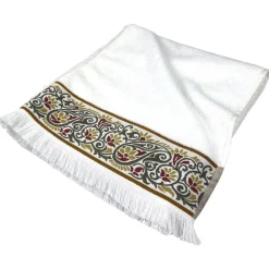 Becquet Linge de toilette liteau arabesque - 450 g/m²< Serviette De Bain Fantaisie