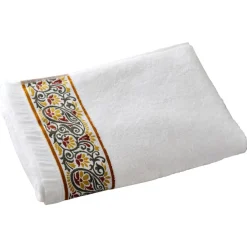 Becquet Linge de toilette liteau arabesque - 450 g/m²< Serviette De Bain Fantaisie