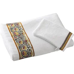 Becquet Linge de toilette liteau arabesque - 450 g/m²< Serviette De Bain Fantaisie
