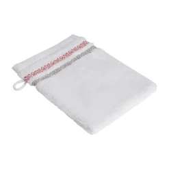 Becquet Linge de toilette motif cœurs - 450 g/m² - CRÉATION< Serviette De Bain Fantaisie|Les Matières
