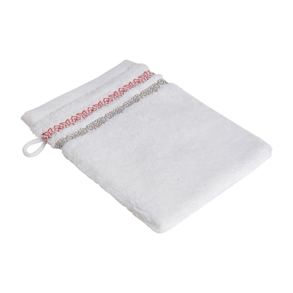 Becquet Linge de toilette motif cœurs - 450 g/m² - CRÉATION< Serviette De Bain Fantaisie|Les Matières