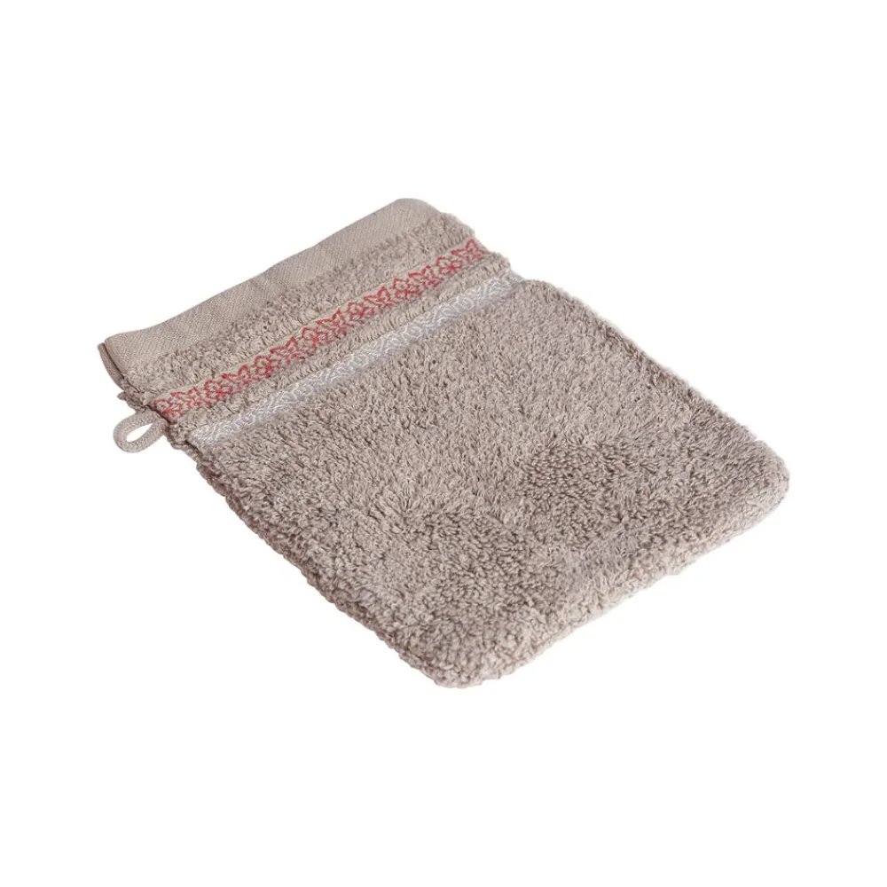 Becquet Linge de toilette motif cœurs - 450 g/m² - CRÉATION< Serviette De Bain Fantaisie|Les Matières