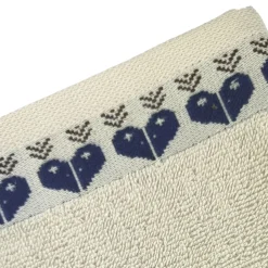 Becquet Linge de toilette motif cœur - 450 g/m²< Serviette De Bain Fantaisie|Les Matières